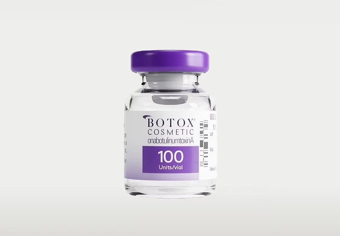Botox cosmetic vial with 100 units.