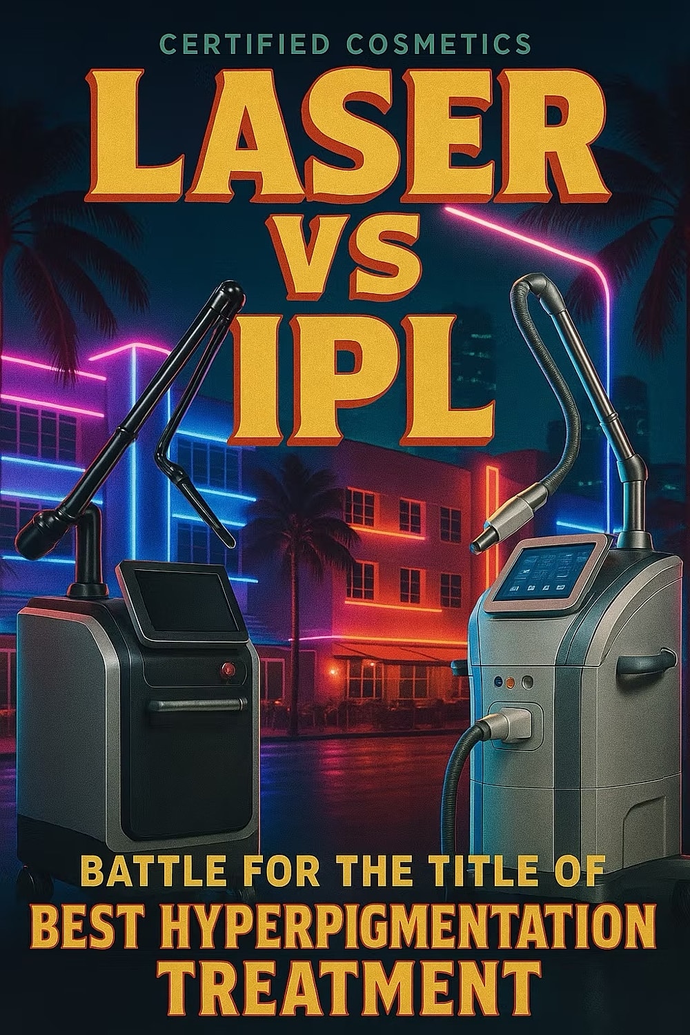 Laser vs IPL for hyperpigmentation treatment comparison.