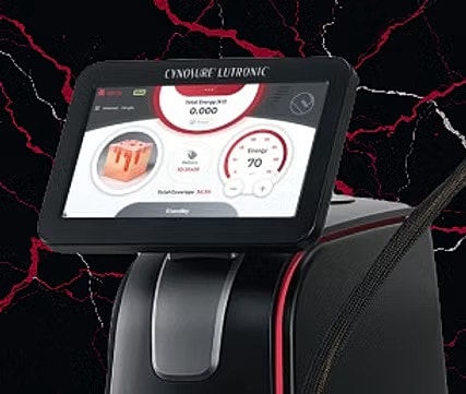 Medical device interface with touchscreen display.