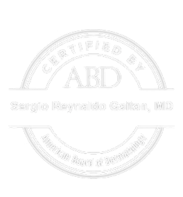 Certification seal for Dr. Sergio Reynaldo Gaitan