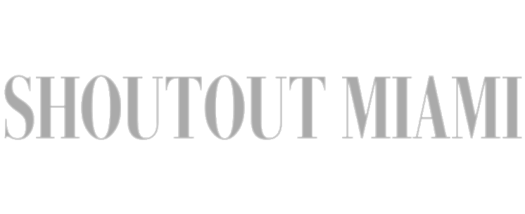 Text logo for Shoutout Miami website.